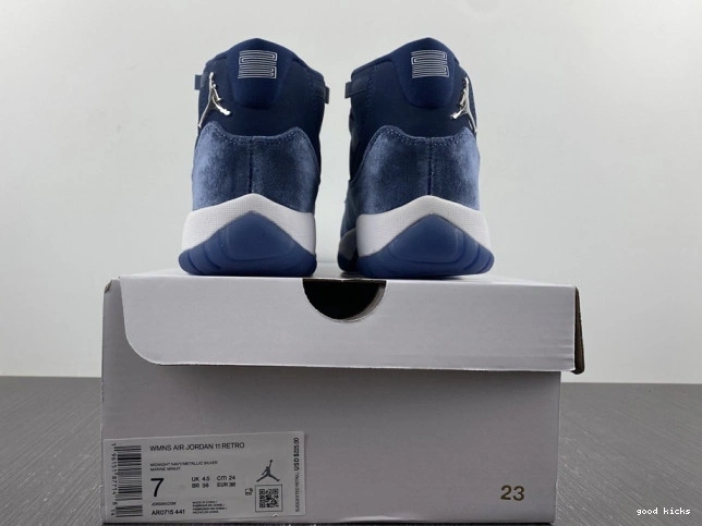 Rep 11 WMNS Air Jordan Midnight AR0715-441 Velvet Navy 0820